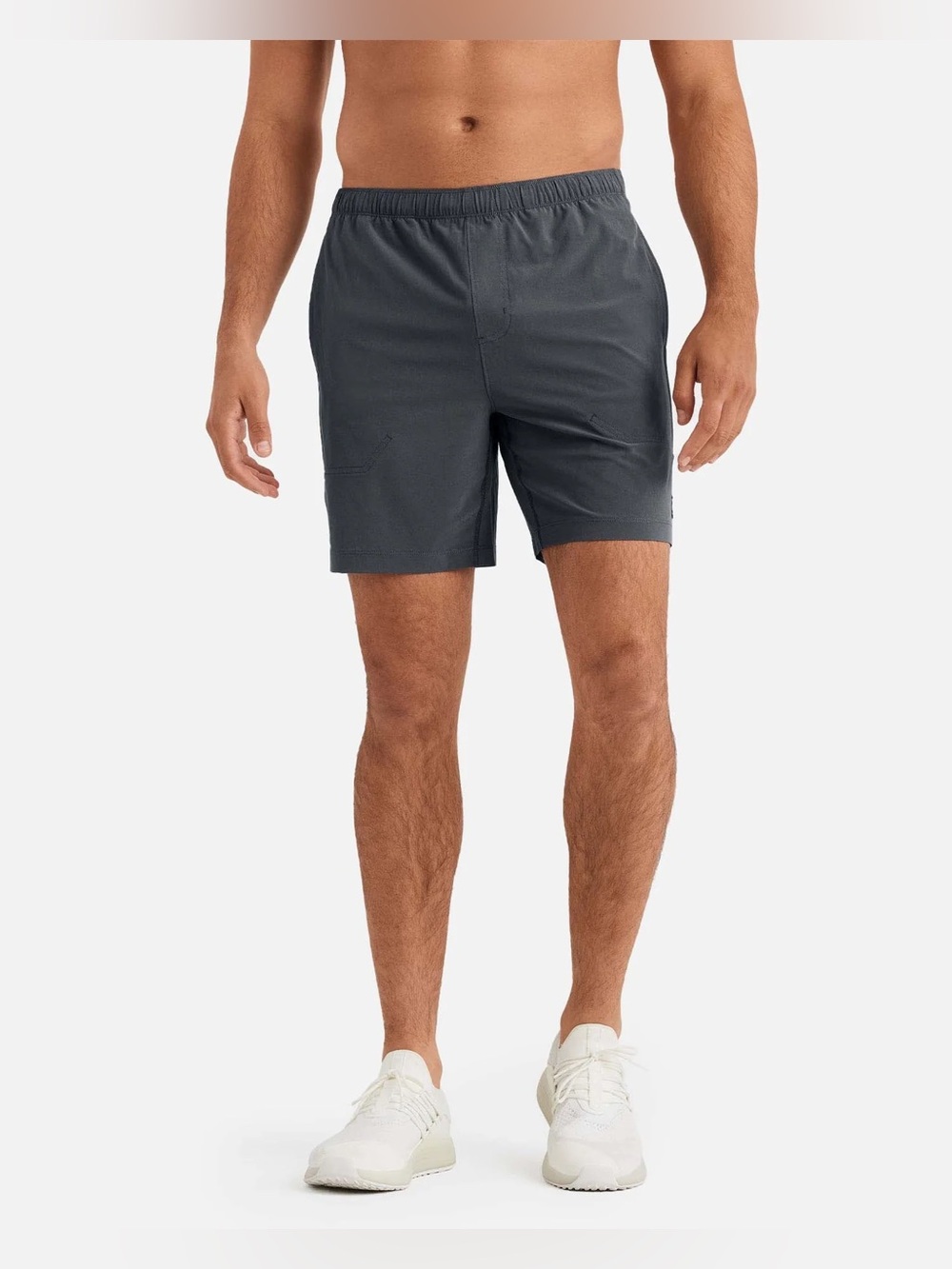 RHONE 7” Essentials Unlined Training Shorts in Iron Gate Gray Sz S
